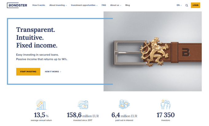 Bondster is a European P2P site that connects investors with loans issued by non-bank financial institutions